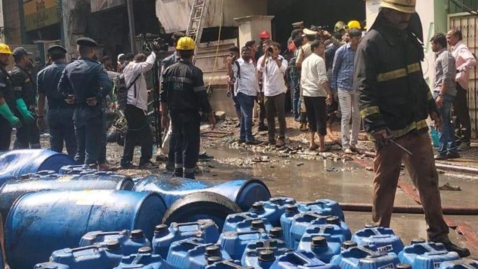 Hyderabad: Seven killed after stored chemicals catch fire in residential building - Vimarsana News