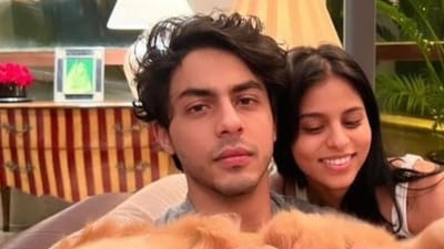 Suhana Khan shares throwback pic with brother Aryan on his birthday.