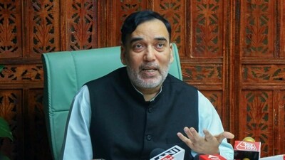 Delhi environment minister Gopal Rai. (X) Delhi environment minister Gopal Rai. (X)