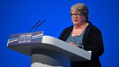 Britain's Environment, Food and Rural Affairs Secretary Therese Coffey (AFP)