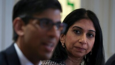 Suella Braverman Sacked: Britain's Prime Minister Rishi Sunak and Suella Braverman are seen. (AP) Suella Braverman Sacked: Britain's Prime Minister Rishi Sunak and Suella Braverman are seen. (AP)