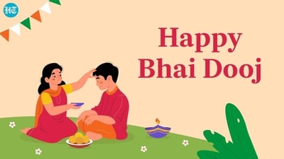 Happy Bhai Dooj 2023: Wishes, images, messages, greetings and quotes to share (HT Photo) Happy Bhai Dooj 2023: Wishes, images, messages, greetings and quotes to share (HT Photo)