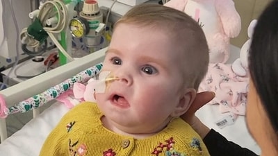FILE PHOTO: Indi Gregory, who suffers from a rare mitochondrial disease, looks on in this undated handout photo supplied by the family, in Nottingham, Britain.    Gregory family photo/Handout via REUTERS    THIS IMAGE HAS BEEN SUPPLIED BY A THIRD PARTY. MANDATORY CREDIT. NO RESALES. NO ARCHIVES./File Photo (via REUTERS)
