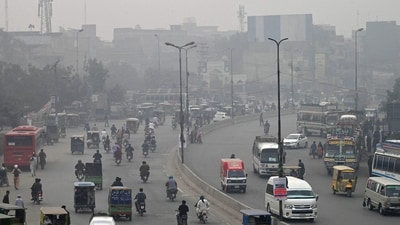 Lahore in Pakistan secured the second position on the list with an Air Quality Index (AQI) of 384.&nbsp; (AFP)