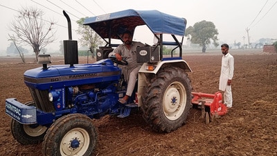 Punjab has achieved a mere 27% of the targeted 32 lakh hectares for the 2023-24 rabi season under wheat even as the recommended time to complete sowing is just two days away. (HT Photo)