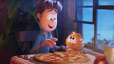Chris Pratt voices Garfield (YouTube) Chris Pratt voices Garfield (YouTube)