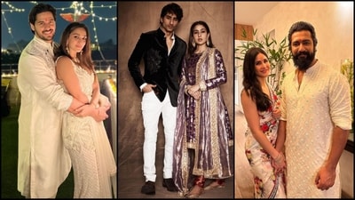 Bollywood celebrities celebrated Diwali with a lot of glitz and glamour in stunning ethnic outfits. From Kiara Advani and Sidharth Malhotra to Katrina Kaif and Vicky Kaushal, the stars took to Instagram and uploaded their drool-worthy pictures, and we just can't keep calm. From stunning traditional suits to sartorial sarees, there is a treasure trove of fashion inspiration. While fans are drooling over the dreamy looks of our favourite stylish celebs, we cannot help but stare. Let's take a closer look at who wore what and get some stunning ethnic fashion inspiration. Don't forget to take style notes. (Instagram) Bollywood celebrities celebrated Diwali with a lot of glitz and glamour in stunning ethnic outfits. From Kiara Advani and Sidharth Malhotra to Katrina Kaif and Vicky Kaushal, the stars took to Instagram and uploaded their drool-worthy pictures, and we just can't keep calm. From stunning traditional suits to sartorial sarees, there is a treasure trove of fashion inspiration. While fans are drooling over the dreamy looks of our favourite stylish celebs, we cannot help but stare. Let's take a closer look at who wore what and get some stunning ethnic fashion inspiration. Don't forget to take style notes. (Instagram)