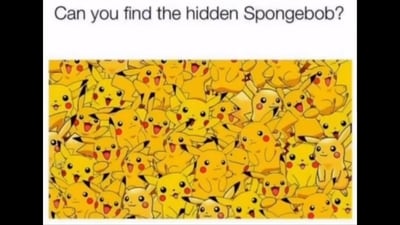 Brain Teaser: You have only five seconds to spot the hidden SpongeBob SquarePants in this pic. (Instagram/@menace3k) Brain Teaser: You have only five seconds to spot the hidden SpongeBob SquarePants in this pic. (Instagram/@menace3k)