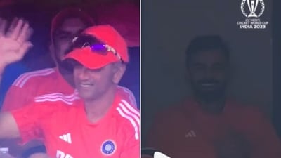 Virat Kohli was all of us during that Rahul Dravid moment in Bengaluru. (ICC) Virat Kohli was all of us during that Rahul Dravid moment in Bengaluru. (ICC)