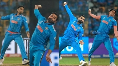 India used nine bowling options in their World Cup match against Netherlands India used nine bowling options in their World Cup match against Netherlands