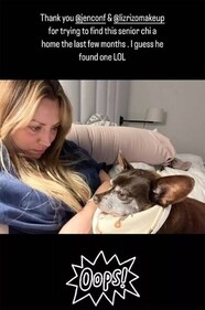 Kaley Cuoco with her pet dog (Instagram/@kaleycuoco) Kaley Cuoco with her pet dog (Instagram/@kaleycuoco)