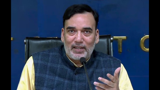 Delhi environment minister Gopal Rai blamed BJP for air pollution in Delhi (ANI FILE)
