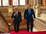 External Affairs Minister Dr S Jaishankar meets newly appointed UK Foreign Secretary David Cameron External Affairs Minister Dr S Jaishankar meets newly appointed UK Foreign Secretary David Cameron
