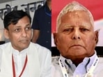 Union minister Nityanand Rai and Rashtriya Janata Dal chief Lalu Prasad Union minister Nityanand Rai and Rashtriya Janata Dal chief Lalu Prasad