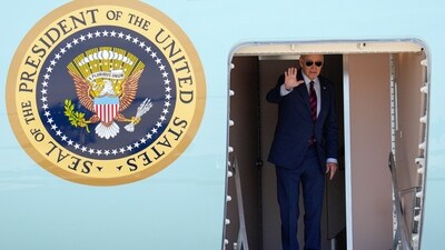 President Joe Biden waves as he boards Air Force One at Andrews Air Force Base, Md., Tuesday, Nov. 14, 2023, en route to San Francisco for the Asia-Pacific Economic Cooperation (APEC) summit. (AP) President Joe Biden waves as he boards Air Force One at Andrews Air Force Base, Md., Tuesday, Nov. 14, 2023, en route to San Francisco for the Asia-Pacific Economic Cooperation (APEC) summit. (AP)