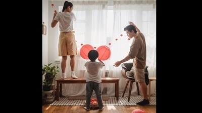 4. Create spaces to make memories - The general placements of the furniture can also be played around with to create cosy comfy corners to share some laughs during the festive celebrations. To add more depth and personal touch to the décor, you can use unconventional art. Instead of using mass-produced items, it can be a piece of memory picked up during a holiday, or anything that resonates with you and your environment. (Kevin Malik) 4. Create spaces to make memories - The general placements of the furniture can also be played around with to create cosy comfy corners to share some laughs during the festive celebrations. To add more depth and personal touch to the décor, you can use unconventional art. Instead of using mass-produced items, it can be a piece of memory picked up during a holiday, or anything that resonates with you and your environment. (Kevin Malik)