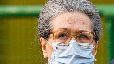 Congress leader Sonia Gandhi (Raj K Raj/ HT Photo)