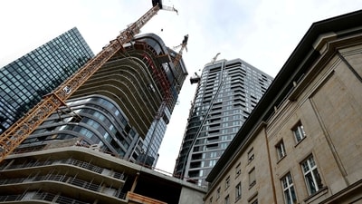 Germany's property sector is under stress, underscoring a major change of fortune for real estate in Europe's largest economy after an end to the era of cheap money. (REUTERS)