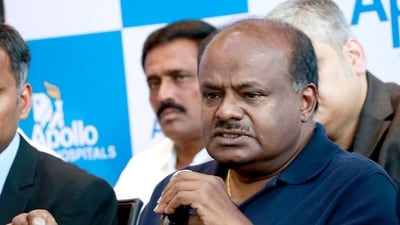 Former Karnataka chief minister HD Kumaraswamy. (ANI) Former Karnataka chief minister HD Kumaraswamy. (ANI)