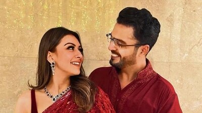 Hansika Motwani with her husband Hansika Motwani with her husband