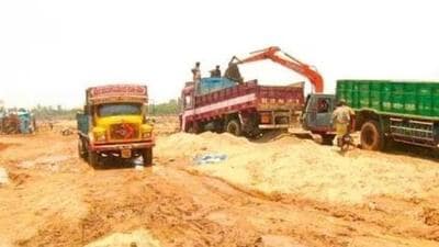 Illegal sand and stone mining is a growing menace in Bihar’s Lakhisarai-Nawada border, of which Jamui is a part. (Representative Image) (FILE PHOTO) Illegal sand and stone mining is a growing menace in Bihar’s Lakhisarai-Nawada border, of which Jamui is a part. (Representative Image) (FILE PHOTO)