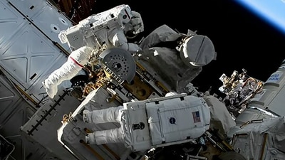 NASA astronauts Jasmin Moghbeli and Loral O'Hara. (NASA) NASA astronauts Jasmin Moghbeli and Loral O'Hara. (NASA)