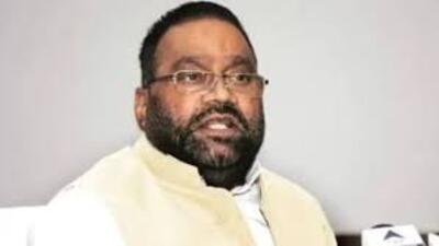 Samajwadi Party leader Swami Prasad Maurya. (HT file)