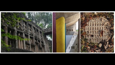 Some of the artists’ works on display at the photo exhibition