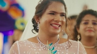 Daniella Mendonca in a still from the new Prime Video docu-series Rainbow Rishta.