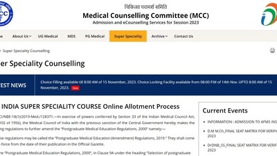NEET SS 2023 counselling choice filling last date extended till November 15 NEET SS 2023 counselling choice filling last date extended till November 15