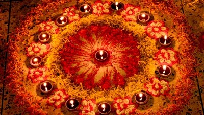 1. Floral arrangements - To achieve the perfect festive look for your home always go for flowers. Flowers give a lot of options to play around with but keep the core design theme grounded in traditionalism. Floral décor also creates a certain mood and a perfect setting for spending good times with family and friends and making memories. While Marigold remains the main choice, you can pair it up with lilies and roses to add some flavour. Rangoli’s can be another option, where you can use flowers instead of colours but if you want a neat and fuss-free décor, then you can also skip this. The best part is, that you will still have a variety of options. (Unsplash/Suchandra Roy Chowdhury) 1. Floral arrangements - To achieve the perfect festive look for your home always go for flowers. Flowers give a lot of options to play around with but keep the core design theme grounded in traditionalism. Floral décor also creates a certain mood and a perfect setting for spending good times with family and friends and making memories. While Marigold remains the main choice, you can pair it up with lilies and roses to add some flavour. Rangoli’s can be another option, where you can use flowers instead of colours but if you want a neat and fuss-free décor, then you can also skip this. The best part is, that you will still have a variety of options. (Unsplash/Suchandra Roy Chowdhury)