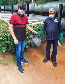Students of ARSD College have so far collected over 70kg of floral waste and submitted it to an NGO for upcycling. Students of ARSD College have so far collected over 70kg of floral waste and submitted it to an NGO for upcycling.