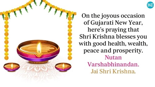 Gujarati New Year, also known as Bestu Varas, marks the beginning of the Hindu Vikram Samvat calendar (HT Photo) Gujarati New Year, also known as Bestu Varas, marks the beginning of the Hindu Vikram Samvat calendar (HT Photo)