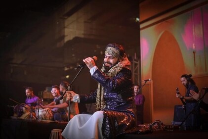 Sagar Bhatia from Sagar Wali Qawwali will mesmerise the audience tonight. Sagar Bhatia from Sagar Wali Qawwali will mesmerise the audience tonight.
