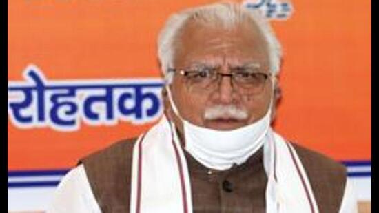 Highlighting the role of the younger generation in shaping the future of the country, Khattar shared his roadmap for success through what he called 20 transformative “mantras” for success. (HT File)