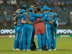 India players in a huddle during the match | Image for representation 