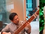 Deputy Prime Minister of Singapore playing sitar. Deputy Prime Minister of Singapore playing sitar.