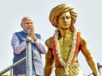 Prime Minister Narendra Modi pays tribute to the statue of freedom fighter Birsa Munda on his birth anniversary which is celebrated as Janjatiya Gaurav Diwas, at Birsa Munda Museum in Khunti on Wednesday (ANI) Prime Minister Narendra Modi pays tribute to the statue of freedom fighter Birsa Munda on his birth anniversary which is celebrated as Janjatiya Gaurav Diwas, at Birsa Munda Museum in Khunti on Wednesday (ANI)