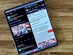 The new Samsung Galaxy Z Fold 5. (Representative Image/Vishal Mathur/ HT Photo) The new Samsung Galaxy Z Fold 5. (Representative Image/Vishal Mathur/ HT Photo)