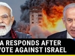 India Defends Anti-Israel Vote In UN Against Settlements In Palestine 