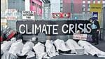 A protest against climate crisis. (Reuters)