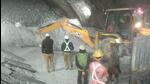 It’s been over 72 hours since the construction workers were trapped inside the tunnel. (HT Photo)