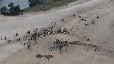 Rescued Blue Whale calf returns to Ganapatipule Rescued Blue Whale calf returns to Ganapatipule