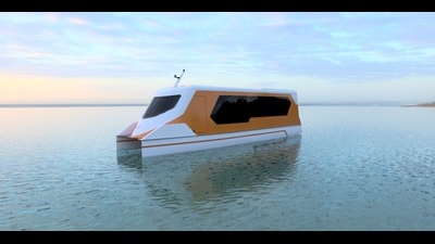 A mini-cruise vessel operated by Alaknanda Cruise in Varanasi (Sourced)