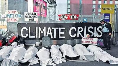 A protest against climate crisis. (Reuters) A protest against climate crisis. (Reuters)