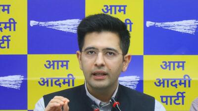 AAP leader Raghav Chadha. (HT) AAP leader Raghav Chadha. (HT)