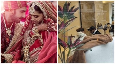 Ranveer Singh and Deepika Padukone celebrated their anniversary in Brussels, as per a fan post. Ranveer Singh and Deepika Padukone celebrated their anniversary in Brussels, as per a fan post.