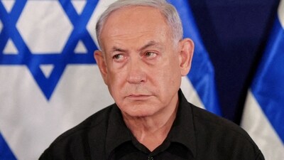 Israeli prime minister Benjamin Netanyahu during a press conference. (Reuters)