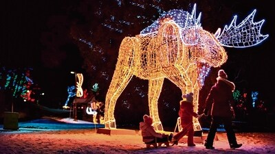 The Niagara Falls Festival of Lights transforms the falls into a dazzling display, utilizing over 3 million LED lights.
