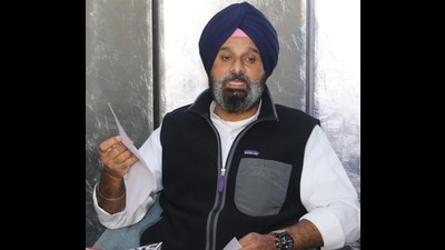 Shiromani Akali Dal (SAD) leader Bikram Singh Majithia on Wednesday claimed that he had a proof of an “act of moral turpitude” by an Aam Aadmi Party (AAP) minister. (HT File Photo)